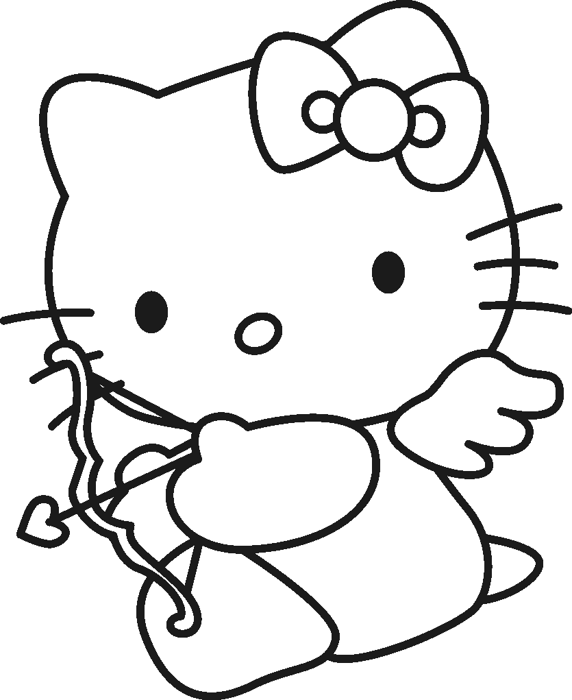Malvorlage: Hallo Kitty (Karikaturen) #36782 - Kostenlose Malvorlagen zum Ausdrucken