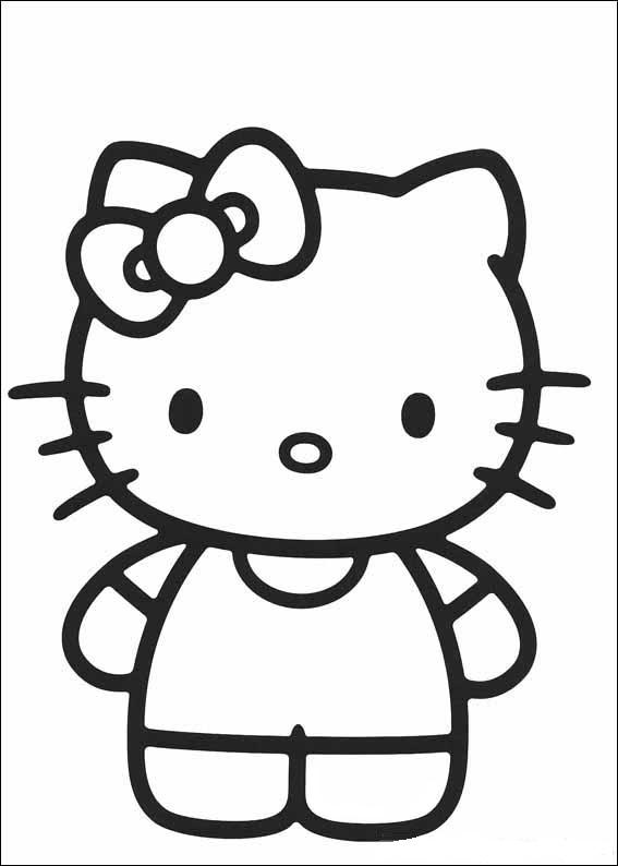 Malvorlage: Hallo Kitty (Karikaturen) #36791 - Kostenlose Malvorlagen zum Ausdrucken