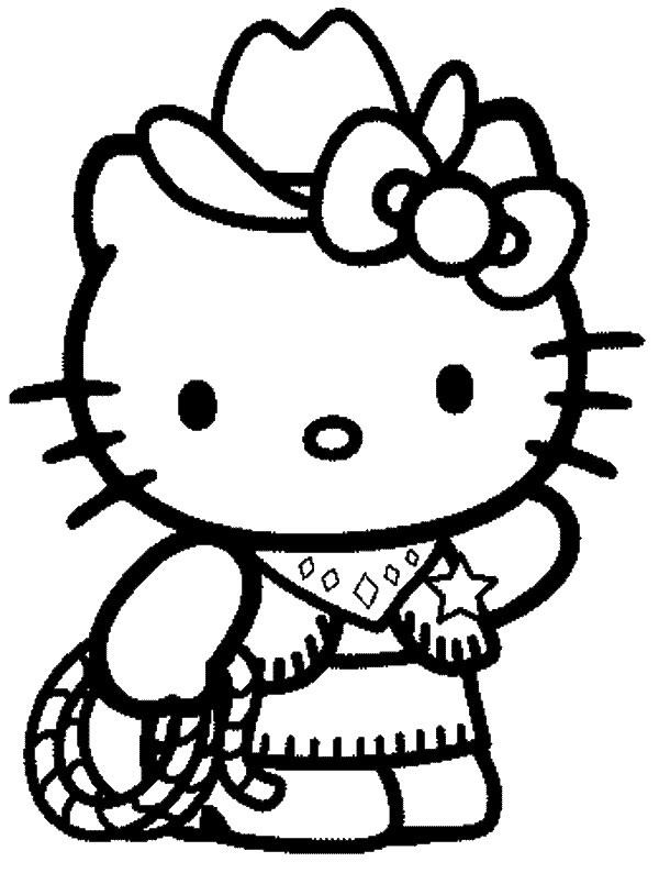 Malvorlage: Hallo Kitty (Karikaturen) #36850 - Kostenlose Malvorlagen zum Ausdrucken