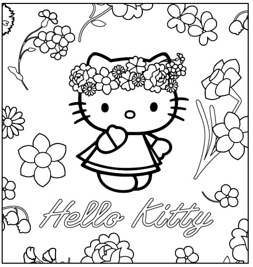 Malvorlage: Hallo Kitty (Karikaturen) #36858 - Kostenlose Malvorlagen zum Ausdrucken