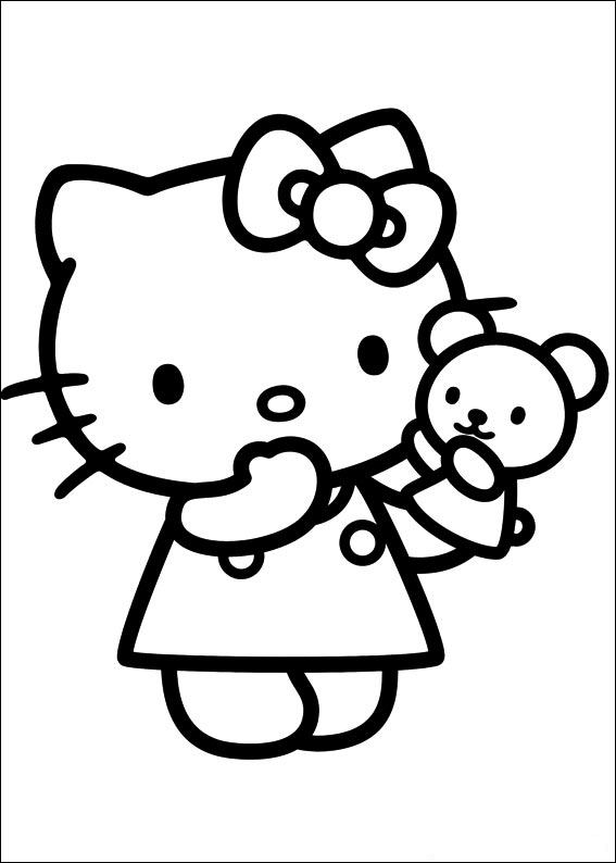 Malvorlage: Hallo Kitty (Karikaturen) #36986 - Kostenlose Malvorlagen zum Ausdrucken