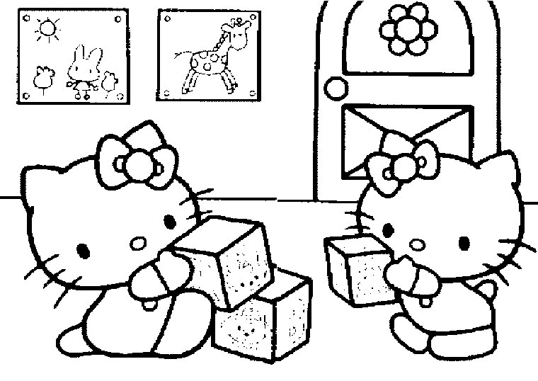 Malvorlage: Hallo Kitty (Karikaturen) #37018 - Kostenlose Malvorlagen zum Ausdrucken