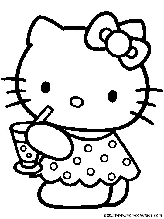 Malvorlage: Hallo Kitty (Karikaturen) #37032 - Kostenlose Malvorlagen zum Ausdrucken
