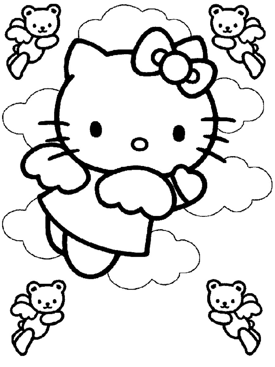 Malvorlage: Hallo Kitty (Karikaturen) #37047 - Kostenlose Malvorlagen zum Ausdrucken