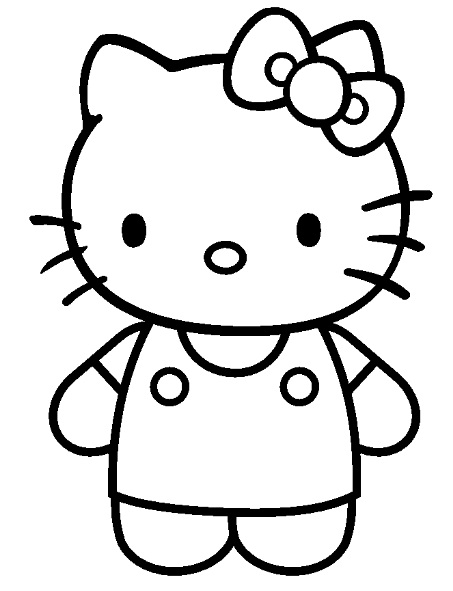 Malvorlage: Hallo Kitty (Karikaturen) #37085 - Kostenlose Malvorlagen zum Ausdrucken