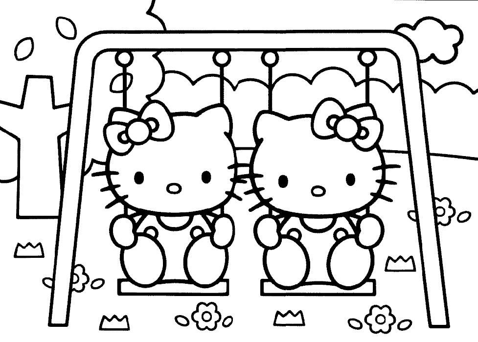 Malvorlage: Hallo Kitty (Karikaturen) #37106 - Kostenlose Malvorlagen zum Ausdrucken