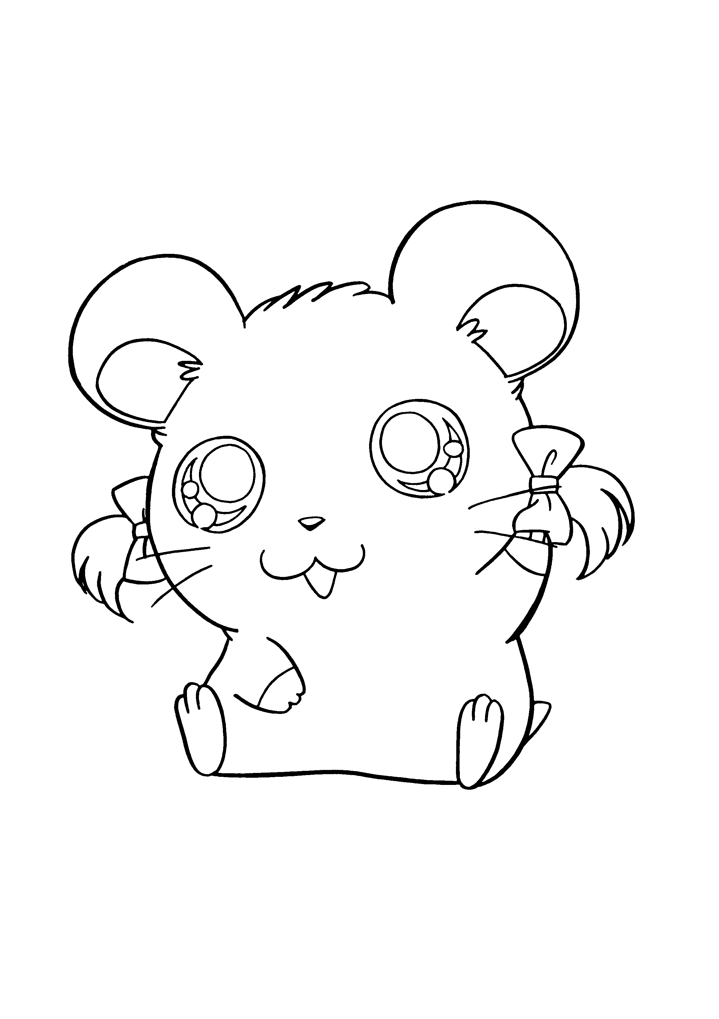 Malvorlage: Hamtaro (Karikaturen) #39950 - Kostenlose Malvorlagen zum Ausdrucken