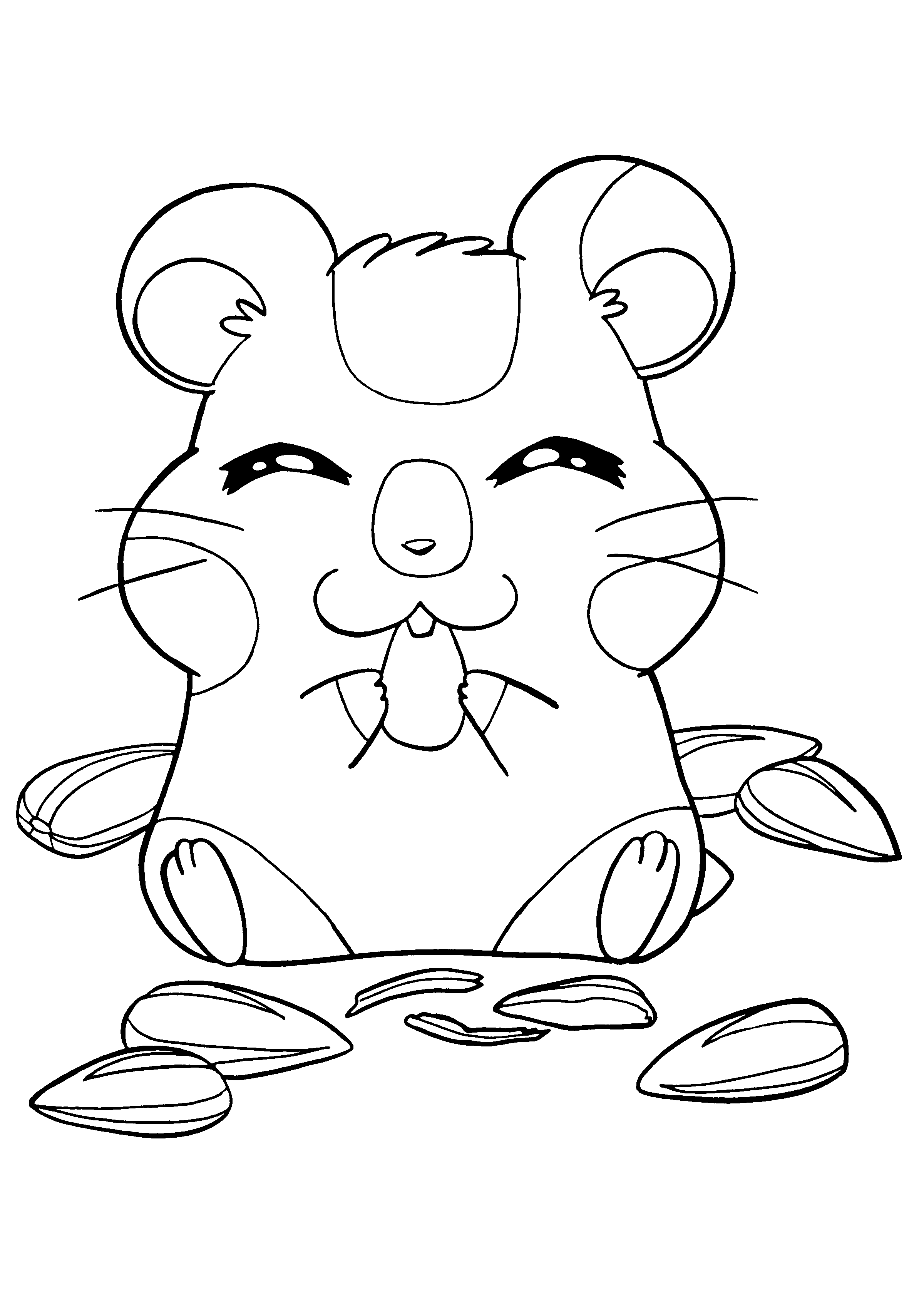 Malvorlage: Hamtaro (Karikaturen) #39955 - Kostenlose Malvorlagen zum Ausdrucken