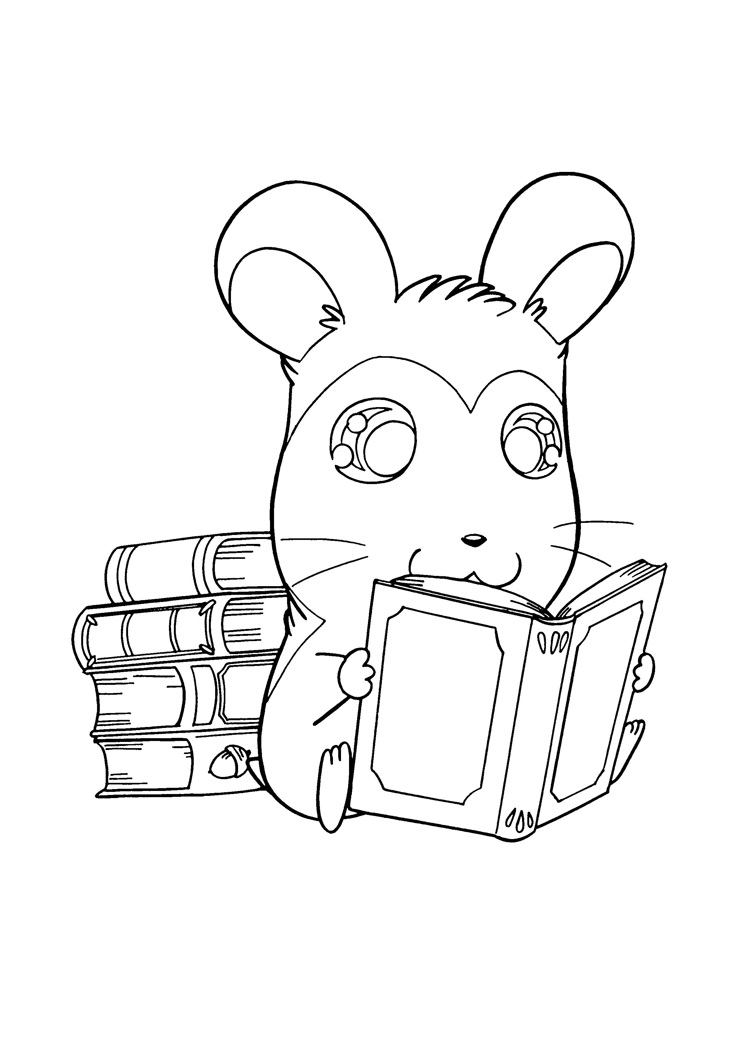 Malvorlage: Hamtaro (Karikaturen) #39961 - Kostenlose Malvorlagen zum Ausdrucken