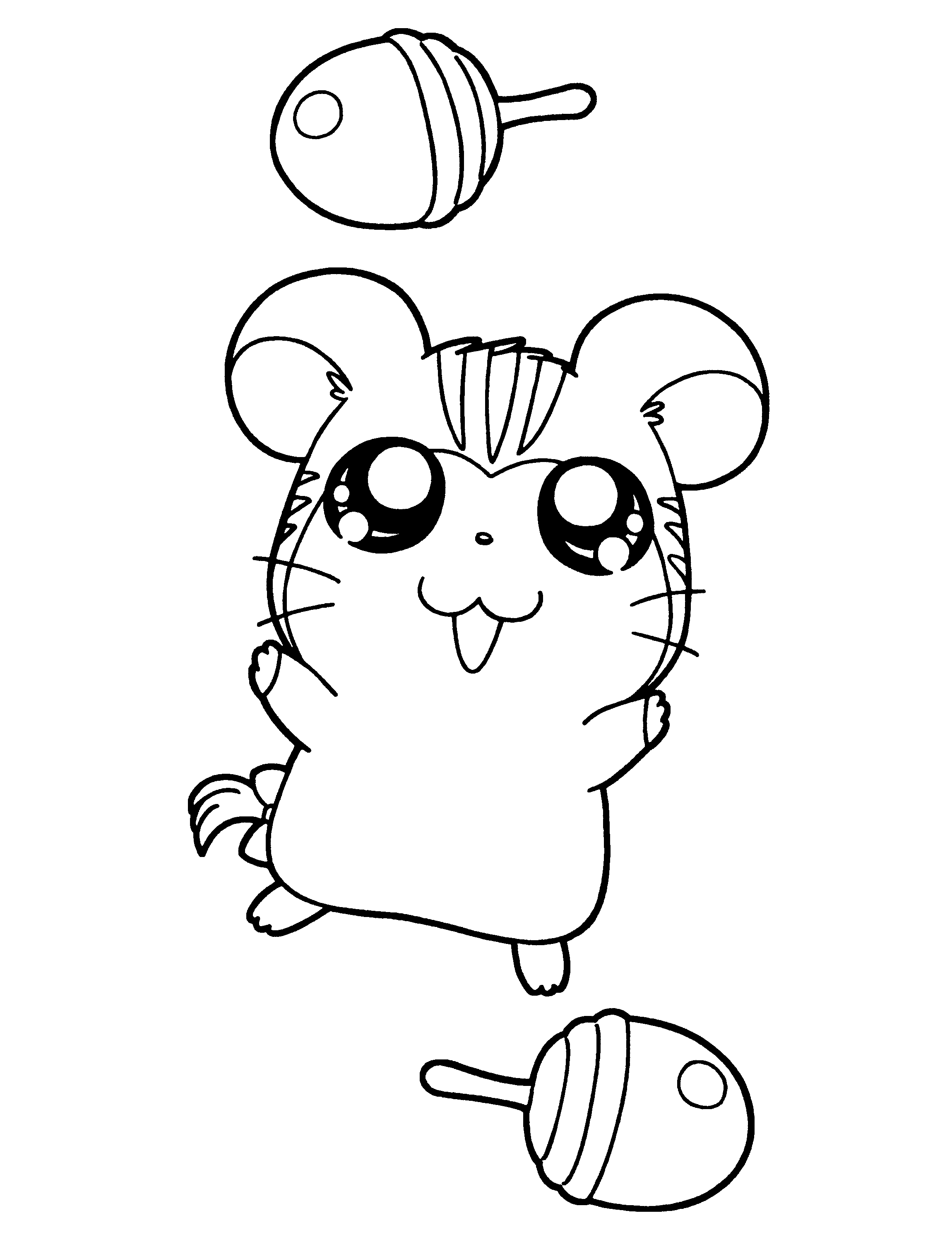 Malvorlage: Hamtaro (Karikaturen) #39987 - Kostenlose Malvorlagen zum Ausdrucken