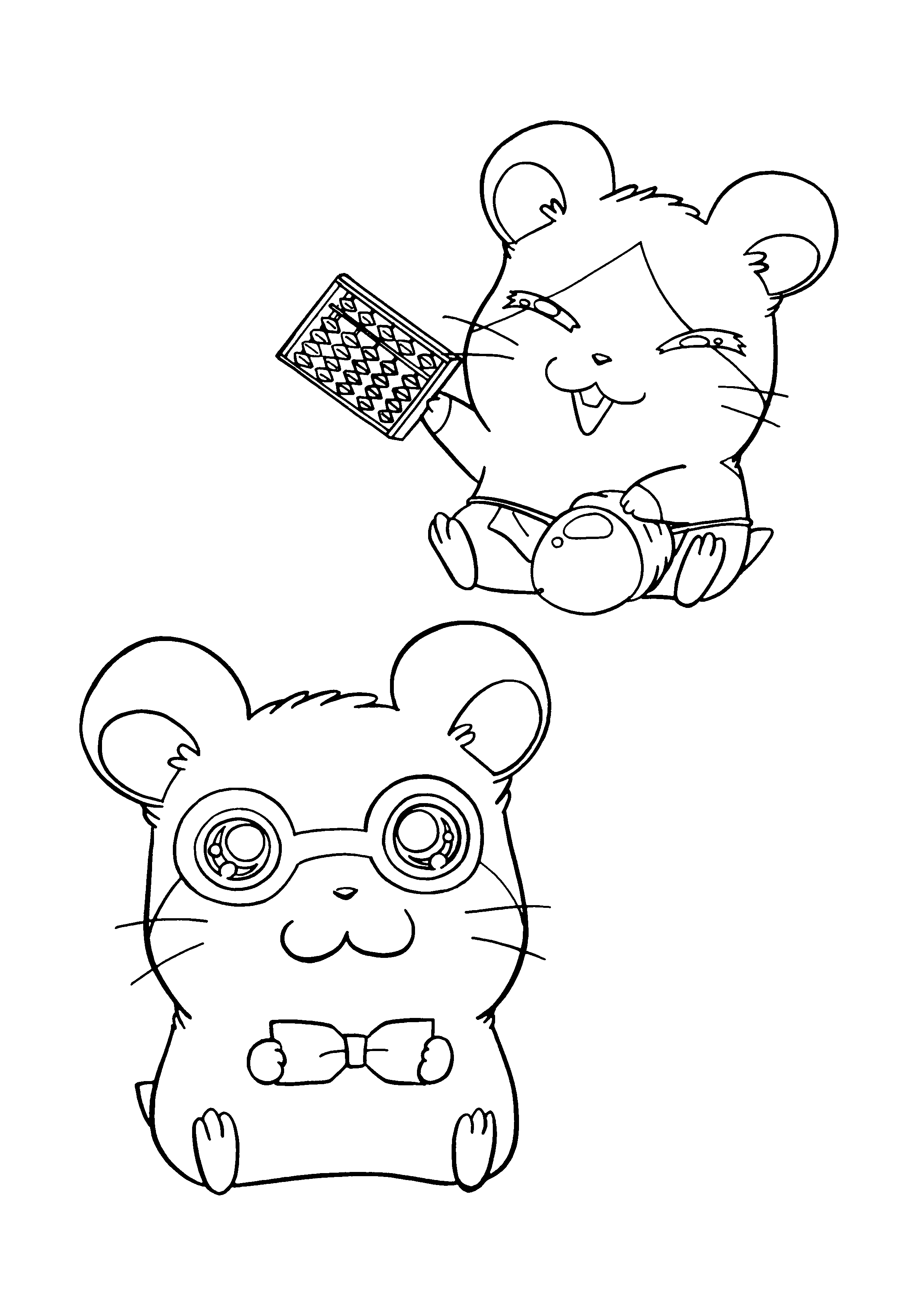 Malvorlage: Hamtaro (Karikaturen) #39989 - Kostenlose Malvorlagen zum Ausdrucken