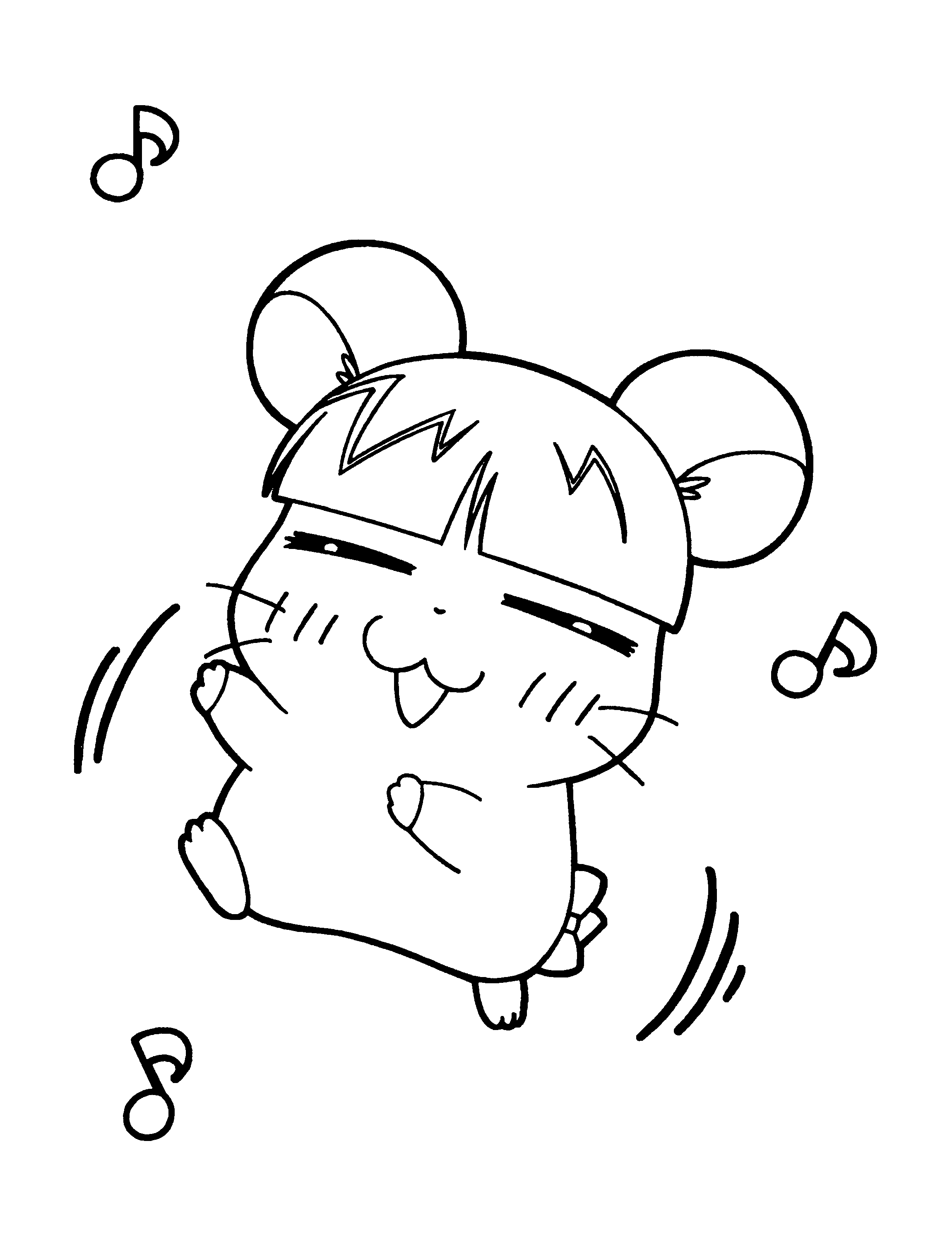 Malvorlage: Hamtaro (Karikaturen) #39998 - Kostenlose Malvorlagen zum Ausdrucken