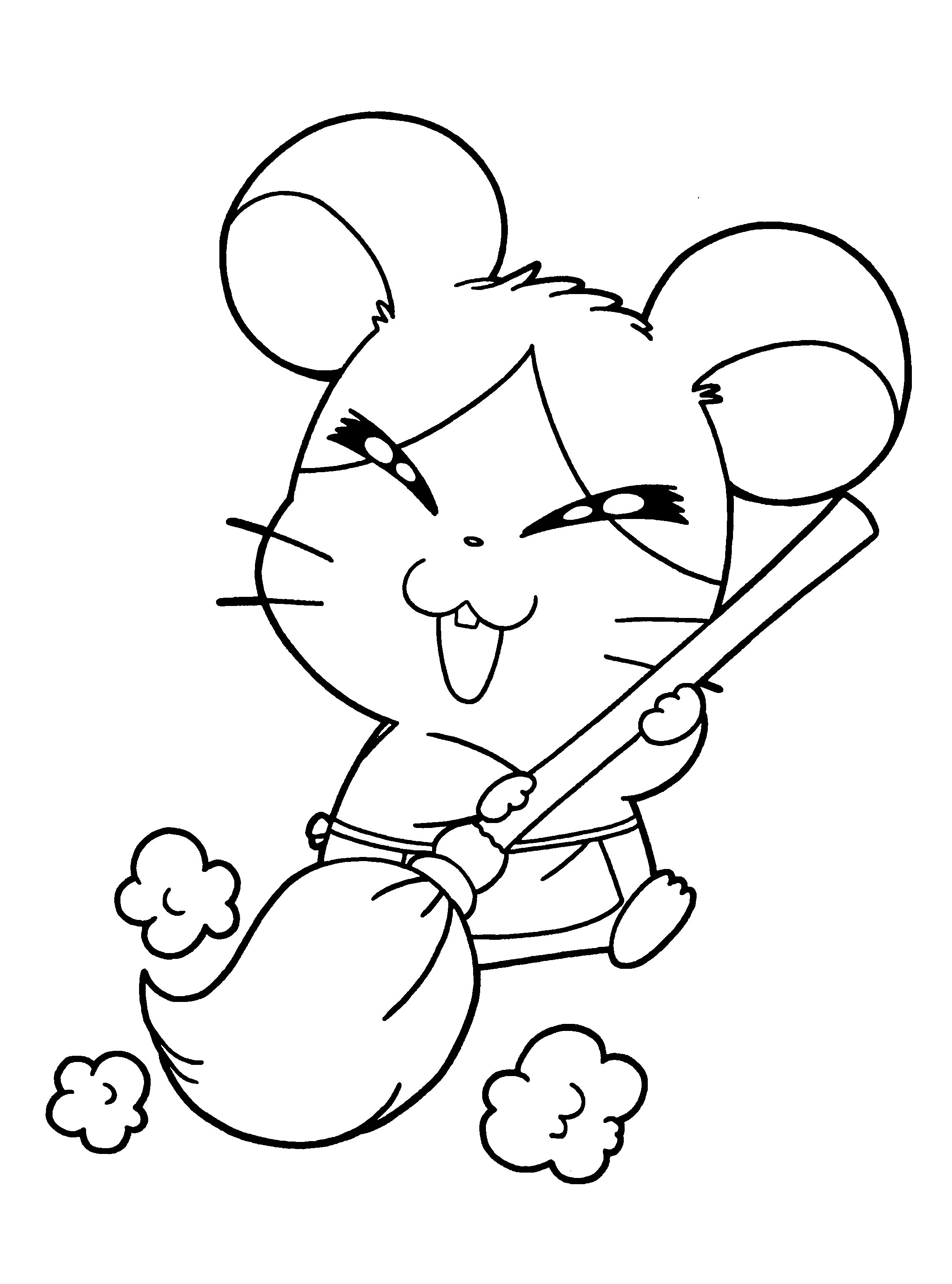 Malvorlage: Hamtaro (Karikaturen) #40004 - Kostenlose Malvorlagen zum Ausdrucken