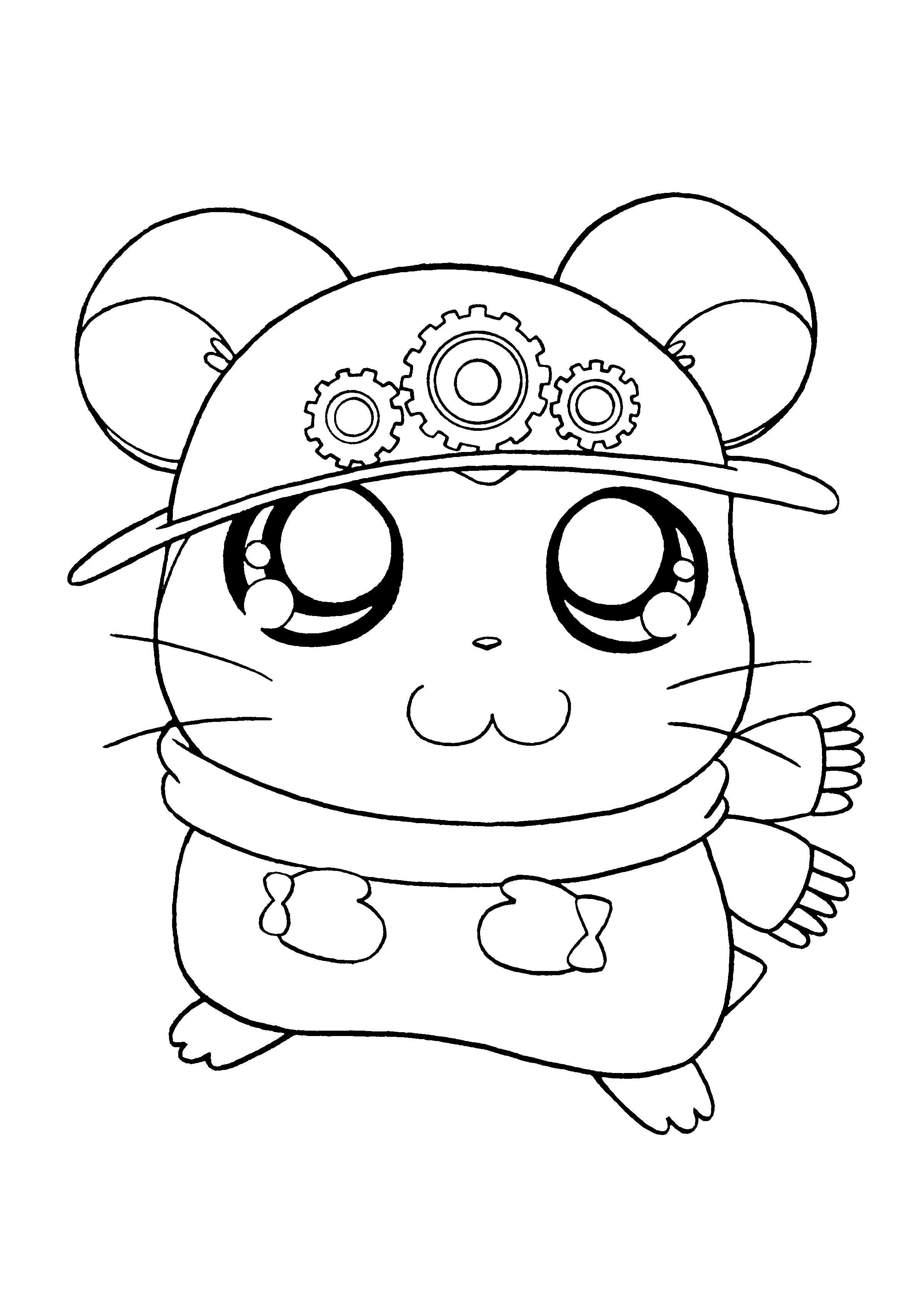 Malvorlage: Hamtaro (Karikaturen) #40006 - Kostenlose Malvorlagen zum Ausdrucken