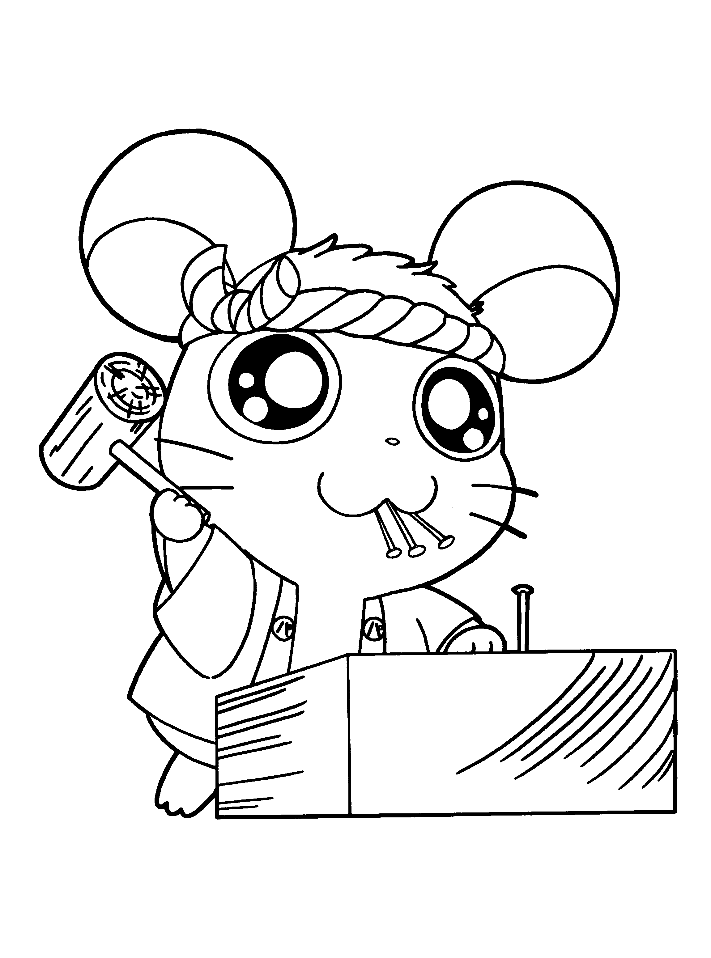 Malvorlage: Hamtaro (Karikaturen) #40017 - Kostenlose Malvorlagen zum Ausdrucken