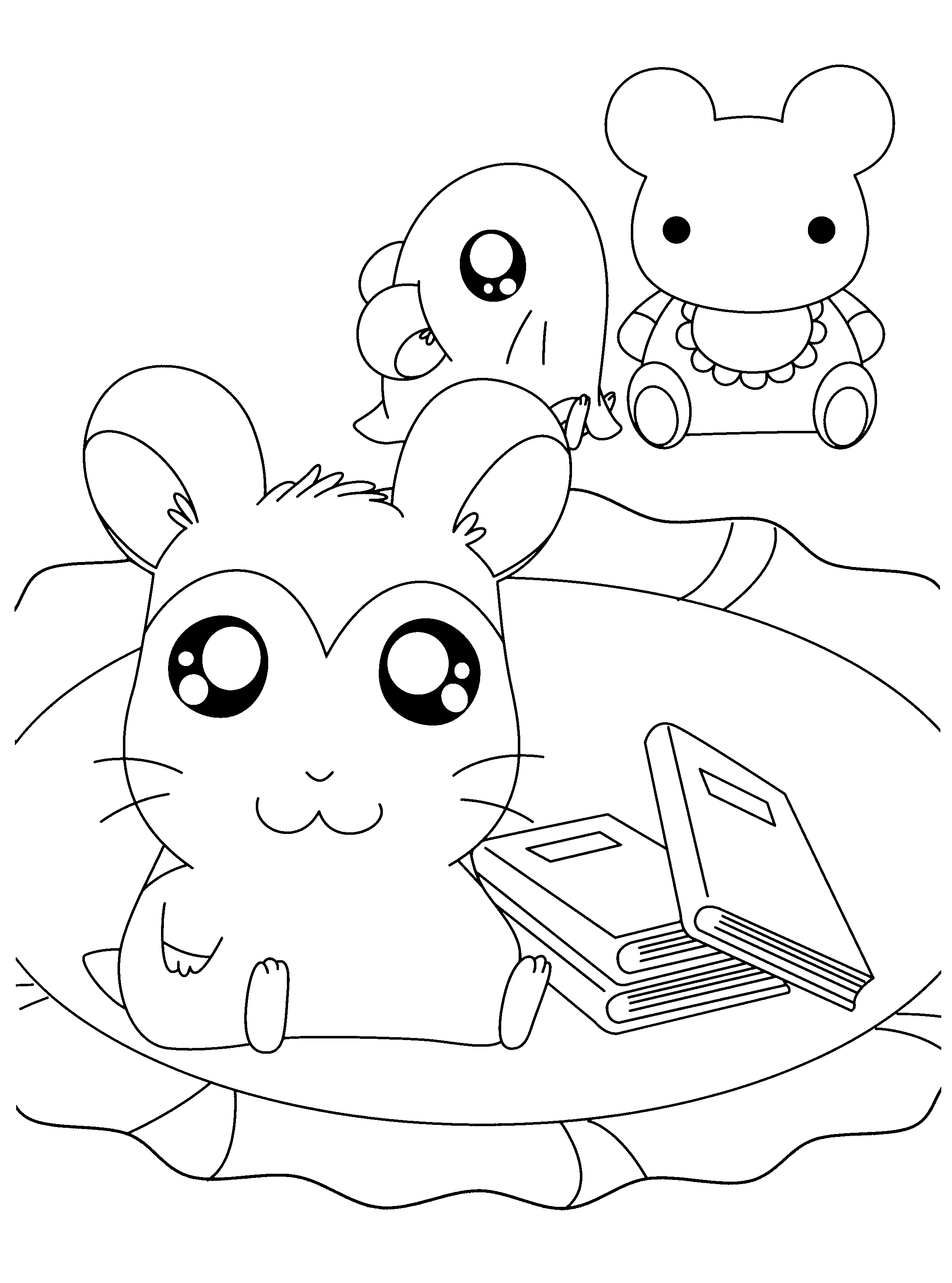 Malvorlage: Hamtaro (Karikaturen) #40034 - Kostenlose Malvorlagen zum Ausdrucken