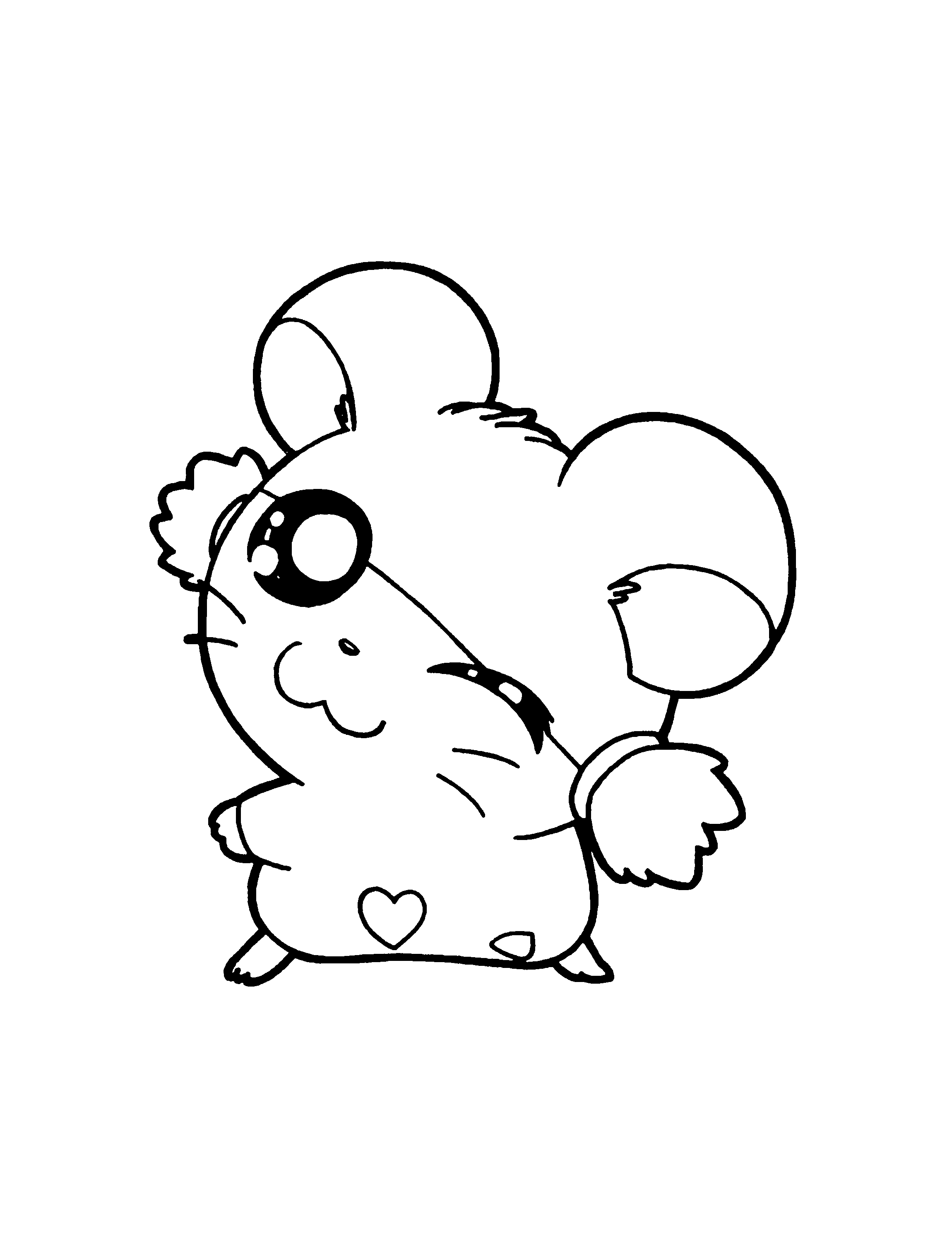 Malvorlage: Hamtaro (Karikaturen) #40035 - Kostenlose Malvorlagen zum Ausdrucken