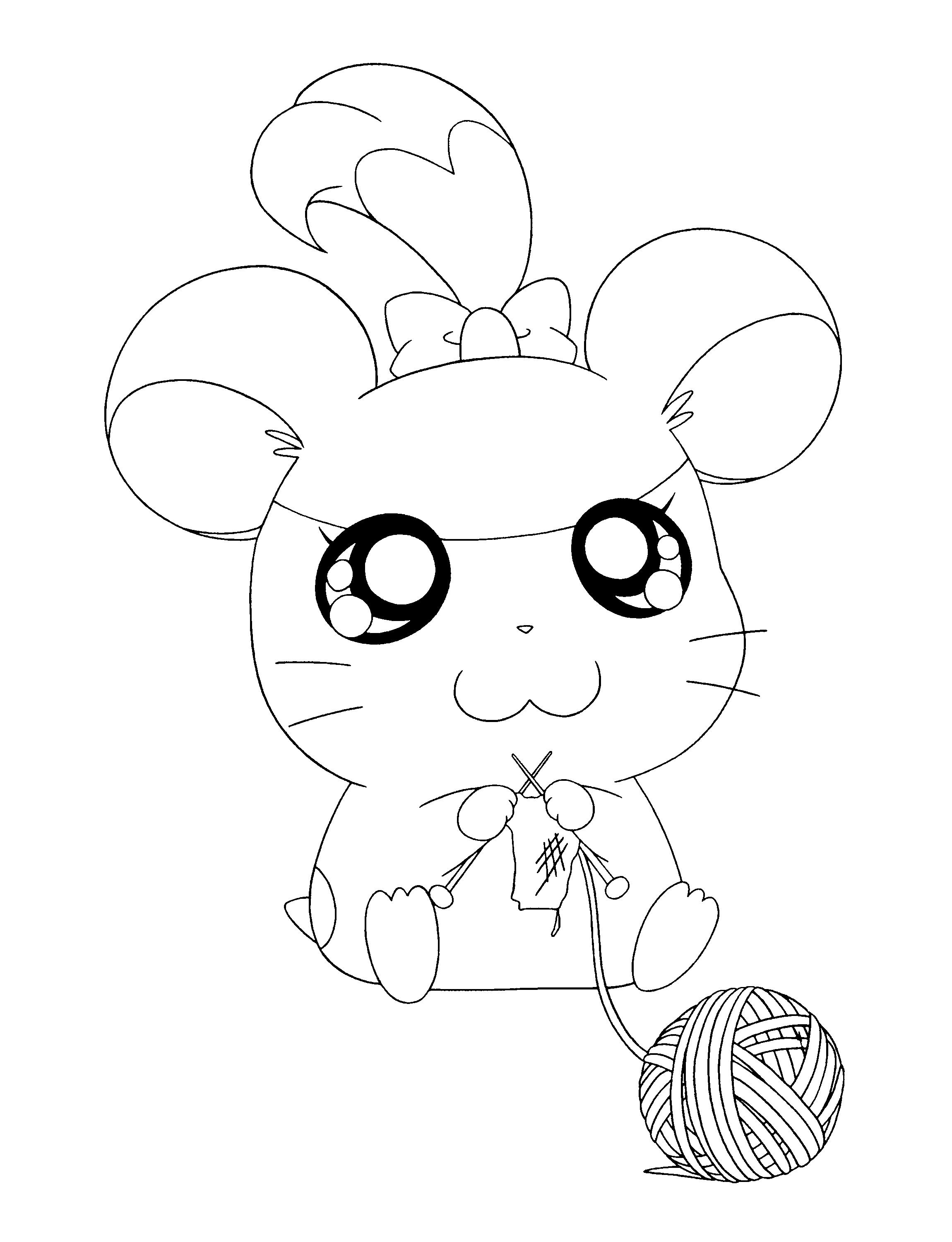 Malvorlage: Hamtaro (Karikaturen) #40043 - Kostenlose Malvorlagen zum Ausdrucken