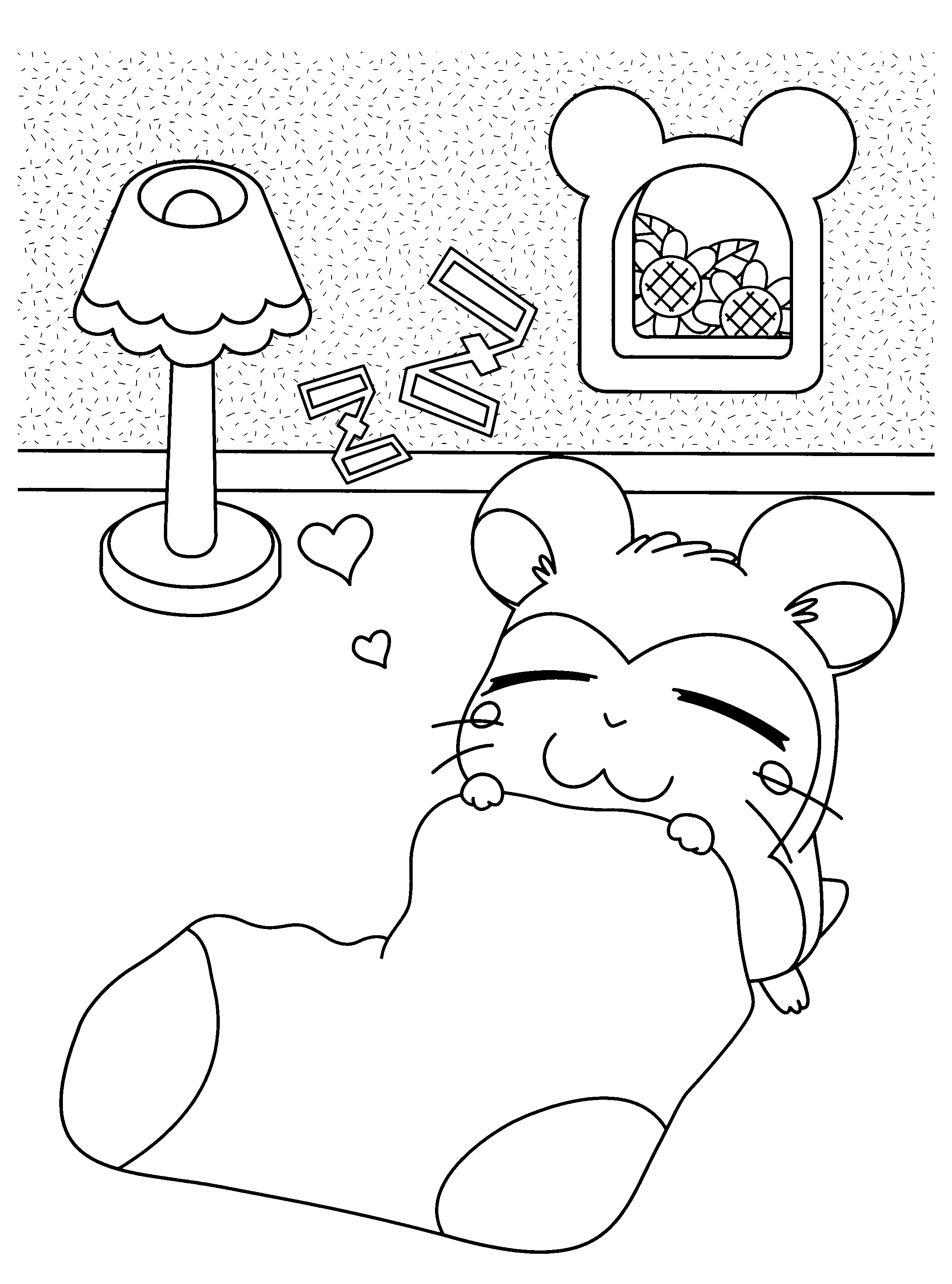 Malvorlage: Hamtaro (Karikaturen) #40050 - Kostenlose Malvorlagen zum Ausdrucken