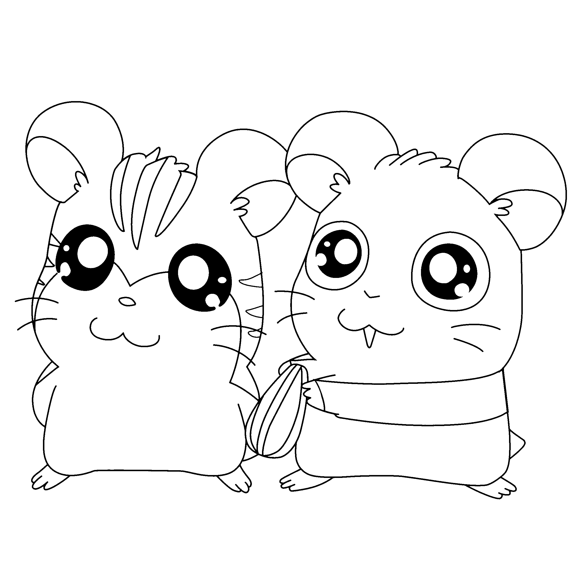 Malvorlage: Hamtaro (Karikaturen) #40058 - Kostenlose Malvorlagen zum Ausdrucken