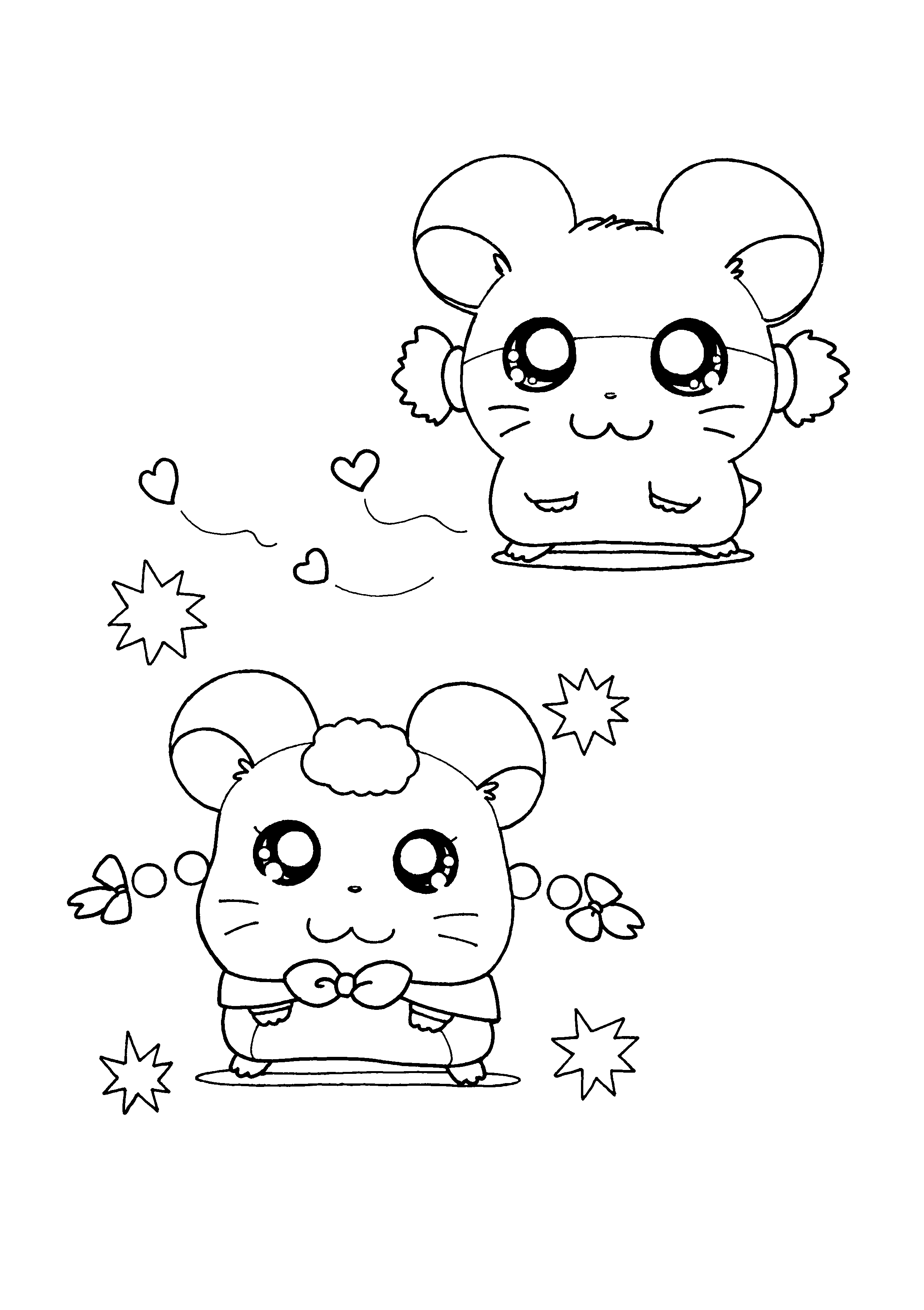 Malvorlage: Hamtaro (Karikaturen) #40062 - Kostenlose Malvorlagen zum Ausdrucken