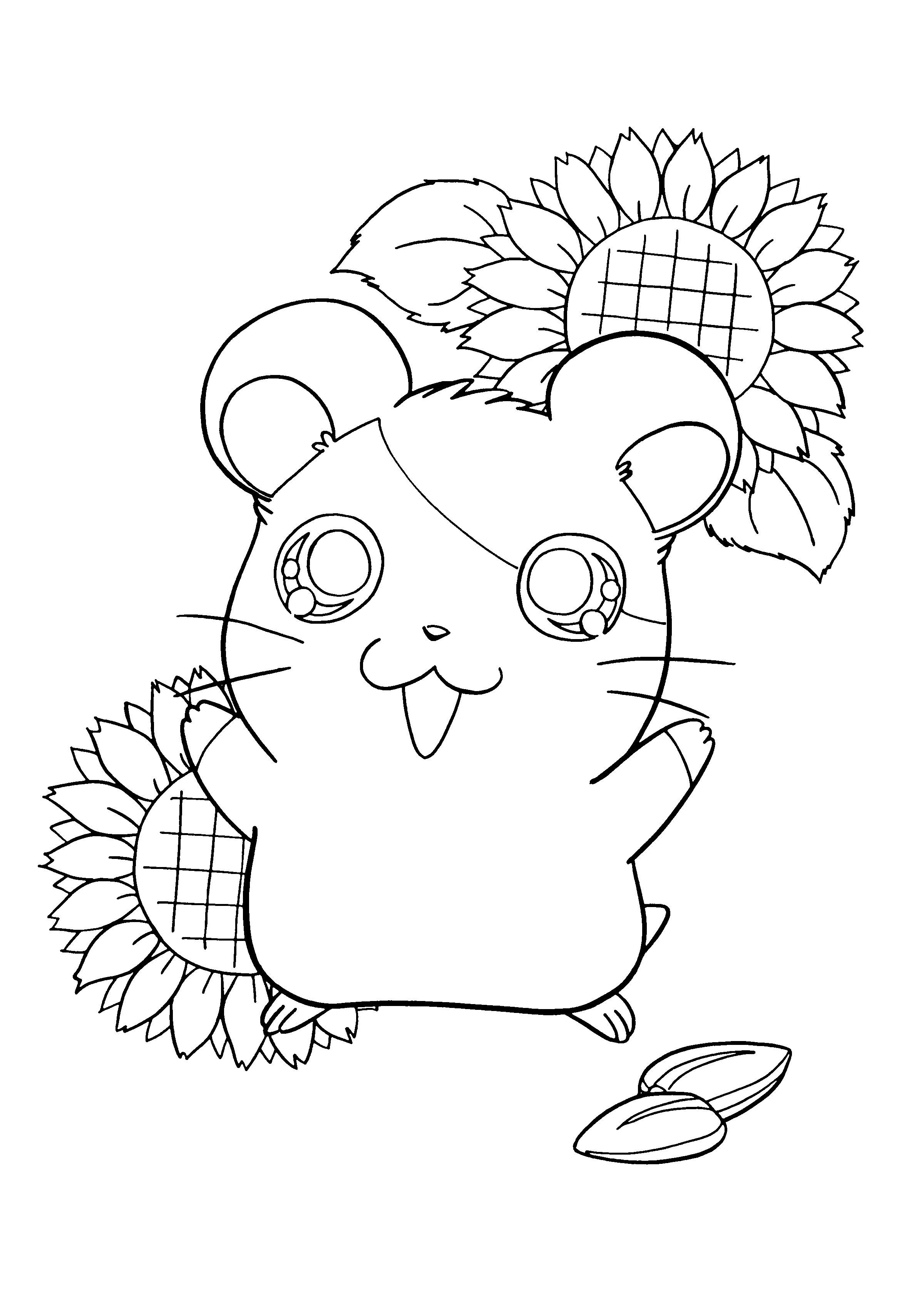 Malvorlage: Hamtaro (Karikaturen) #40065 - Kostenlose Malvorlagen zum Ausdrucken