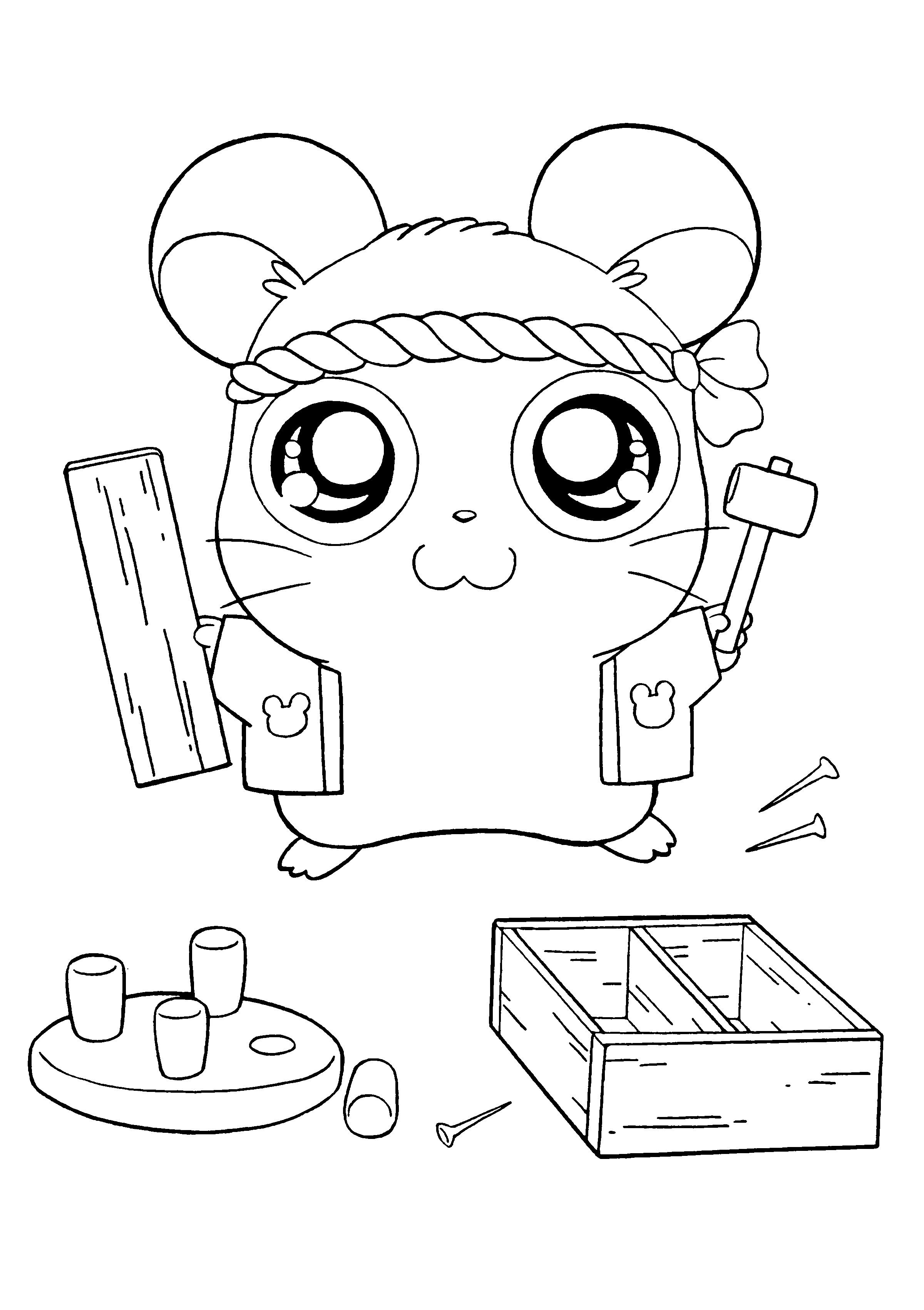 Malvorlage: Hamtaro (Karikaturen) #40086 - Kostenlose Malvorlagen zum Ausdrucken