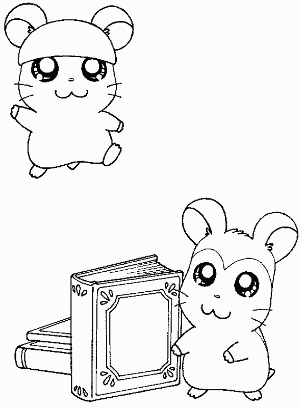 Malvorlage: Hamtaro (Karikaturen) #40087 - Kostenlose Malvorlagen zum Ausdrucken