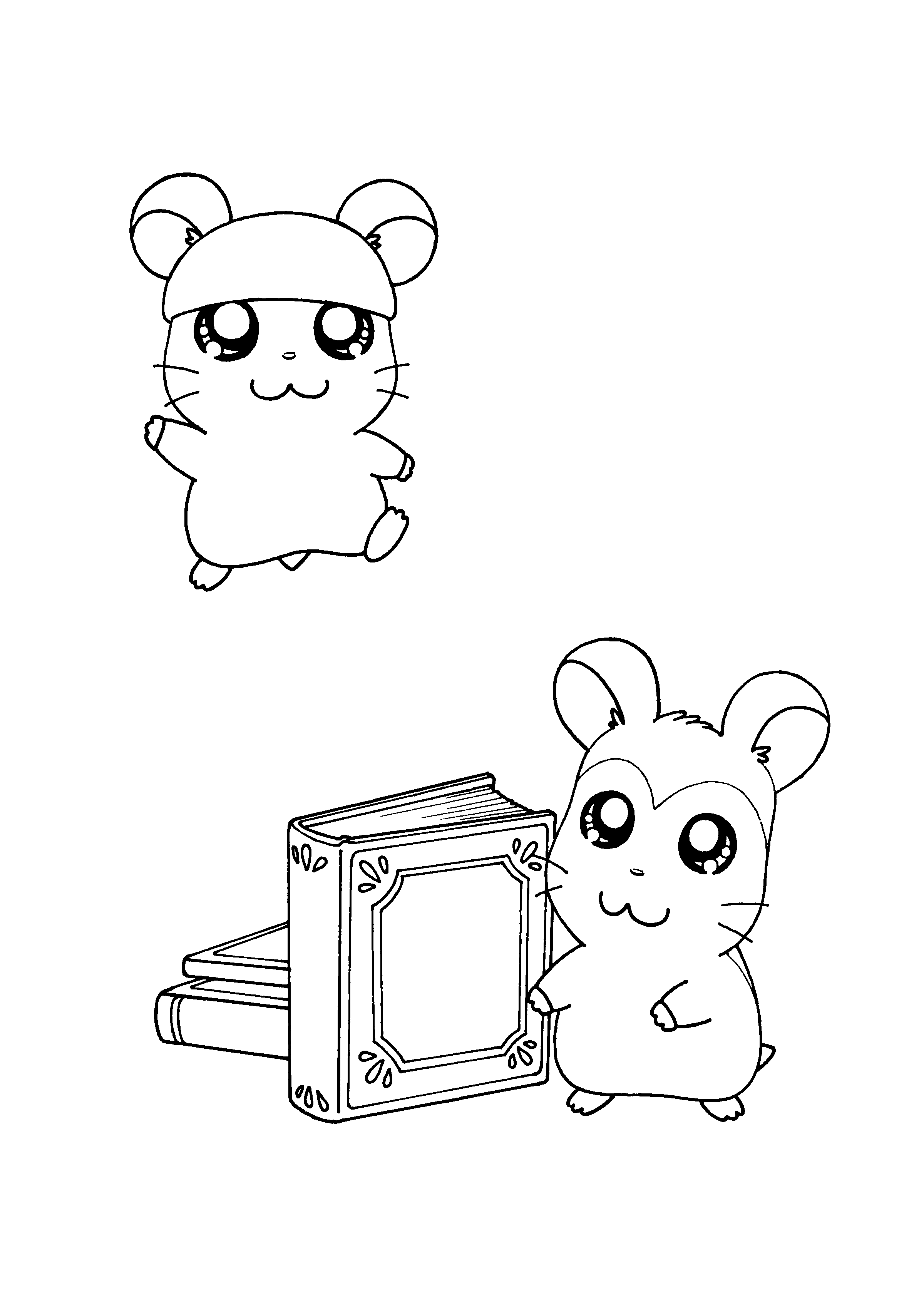 Malvorlage: Hamtaro (Karikaturen) #40088 - Kostenlose Malvorlagen zum Ausdrucken