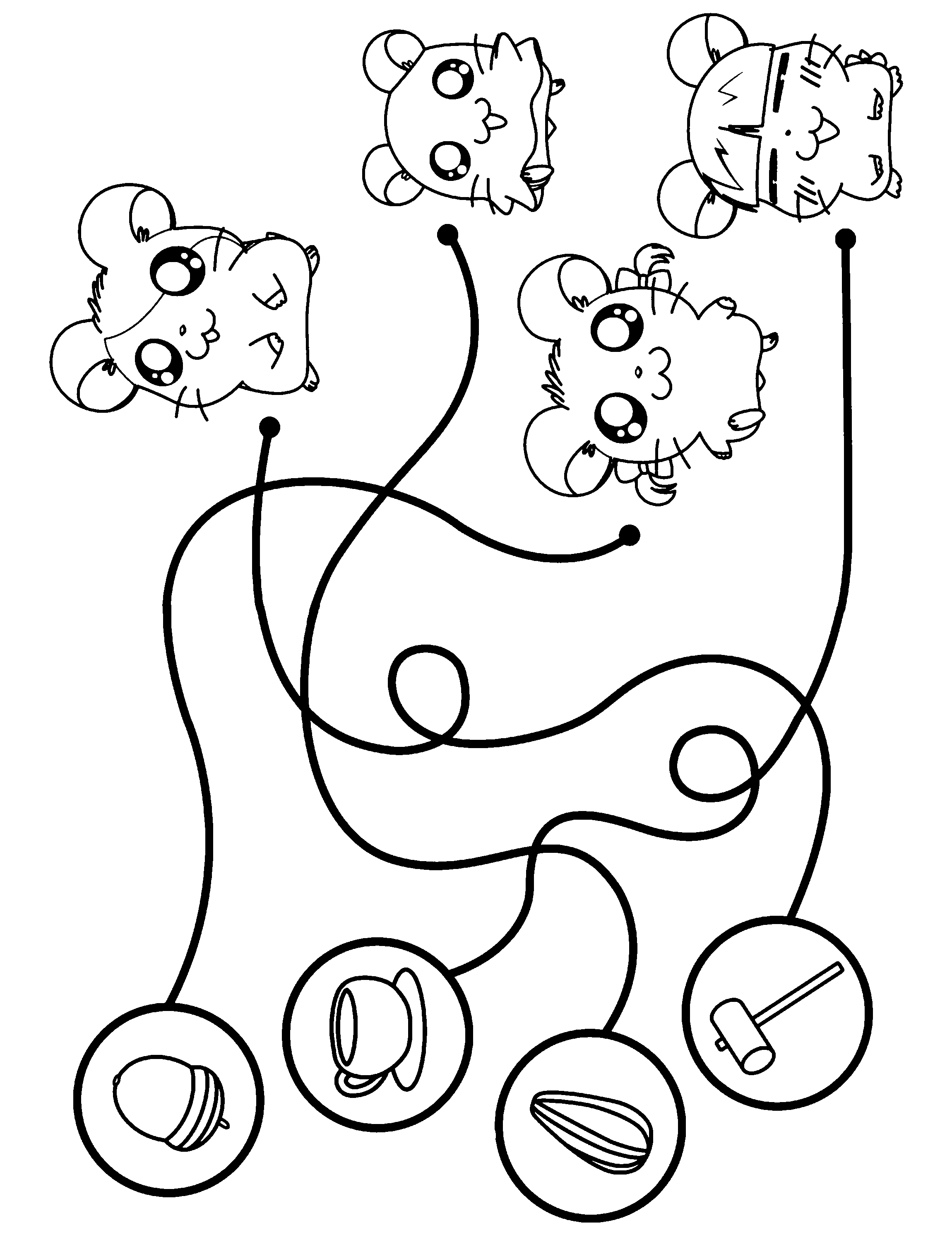 Malvorlage: Hamtaro (Karikaturen) #40093 - Kostenlose Malvorlagen zum Ausdrucken