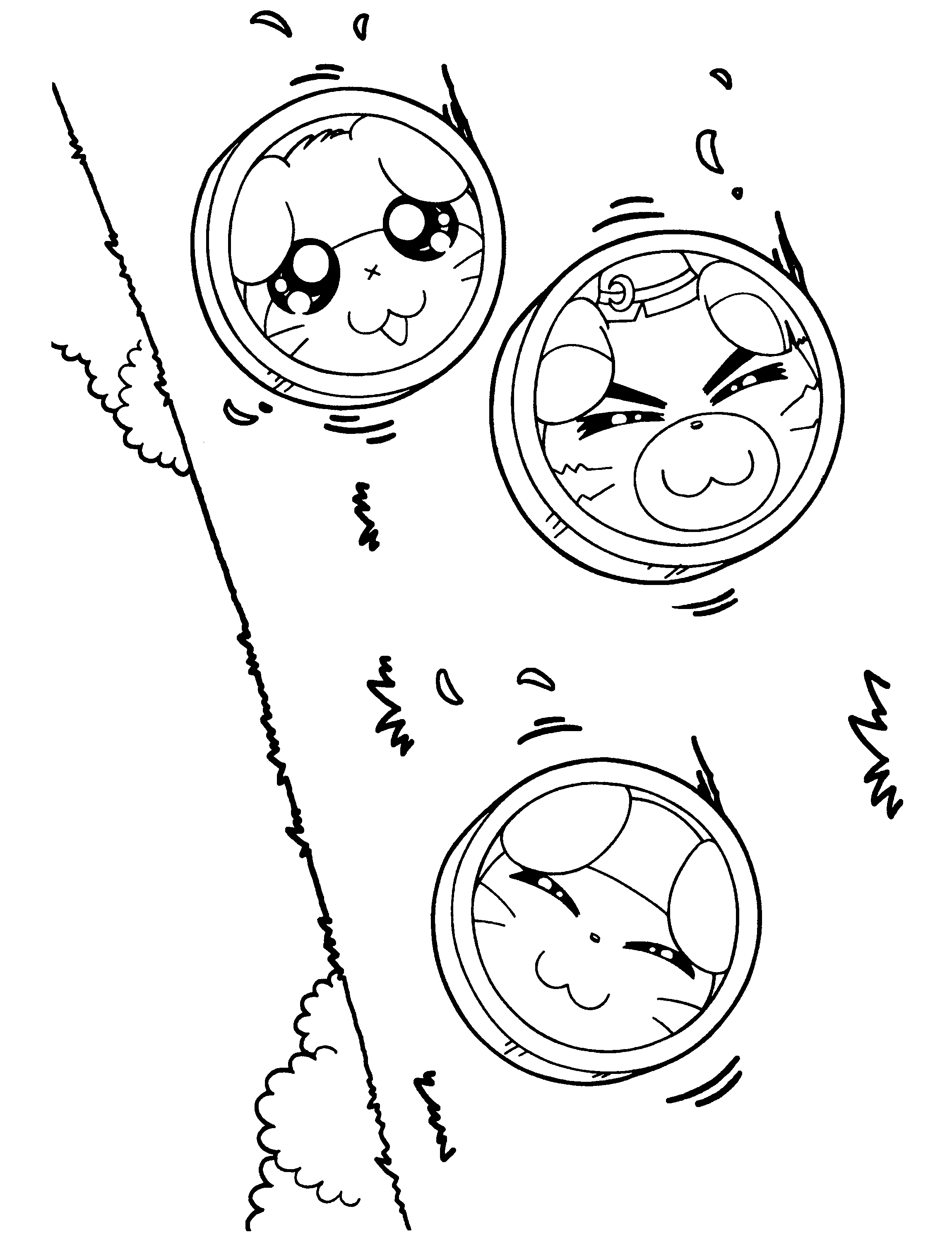 Malvorlage: Hamtaro (Karikaturen) #40125 - Kostenlose Malvorlagen zum Ausdrucken