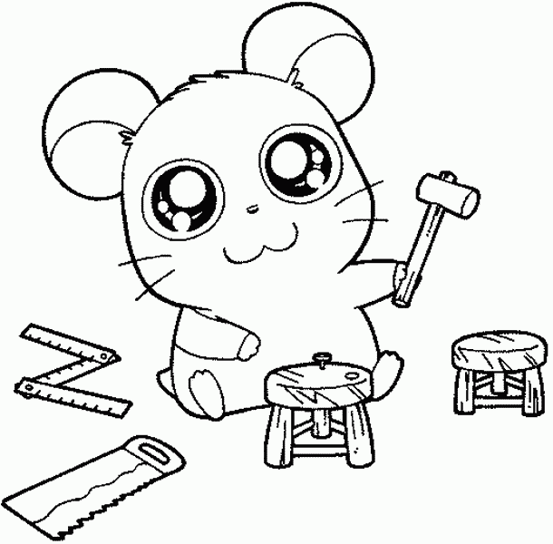 Malvorlage: Hamtaro (Karikaturen) #40146 - Kostenlose Malvorlagen zum Ausdrucken