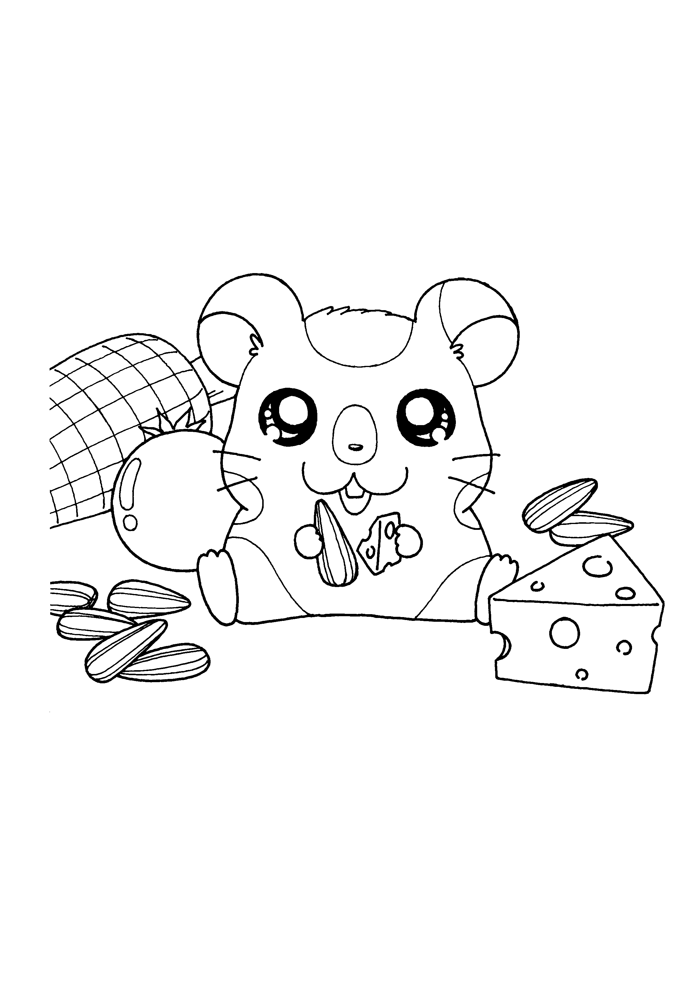 Malvorlage: Hamtaro (Karikaturen) #40161 - Kostenlose Malvorlagen zum Ausdrucken