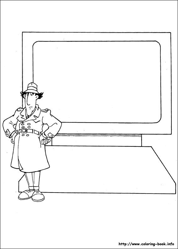 Malvorlage: Inspektor Gadget (Karikaturen) #38953 - Kostenlose Malvorlagen zum Ausdrucken