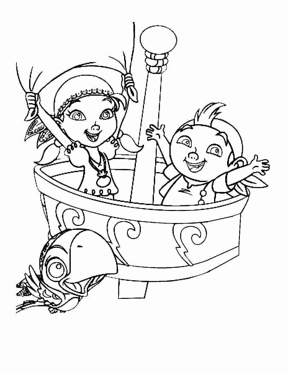 Malvorlage: Jake und die Neverland-Piraten (Karikaturen) #42282 - Kostenlose Malvorlagen zum Ausdrucken
