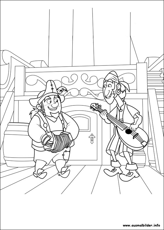 Malvorlage: Jake und die Neverland-Piraten (Karikaturen) #42432 - Kostenlose Malvorlagen zum Ausdrucken