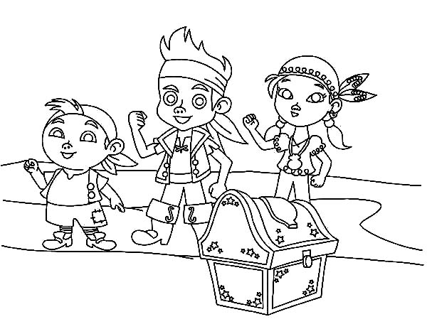 Malvorlage: Jake und die Neverland-Piraten (Karikaturen) #42475 - Kostenlose Malvorlagen zum Ausdrucken