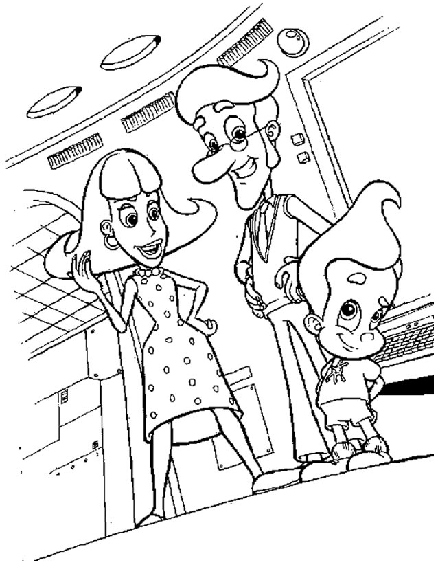 Malvorlage: Jimmy Neutron (Karikaturen) #48891 - Kostenlose Malvorlagen zum Ausdrucken