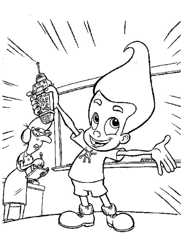 Malvorlage: Jimmy Neutron (Karikaturen) #48892 - Kostenlose Malvorlagen zum Ausdrucken