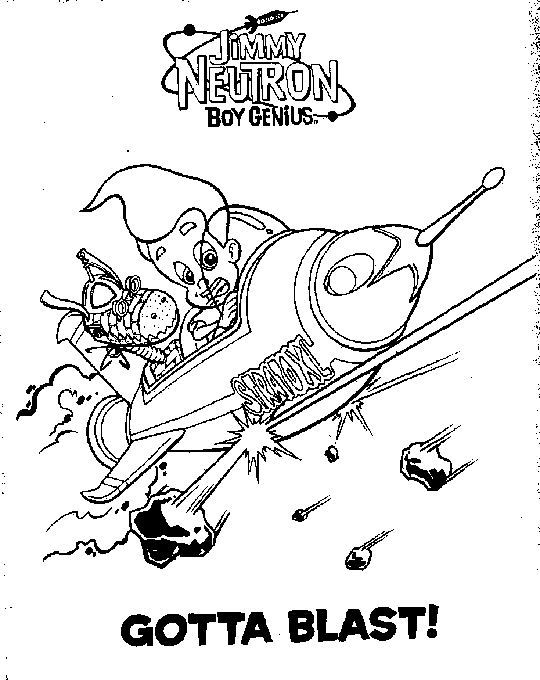 Malvorlage: Jimmy Neutron (Karikaturen) #48900 - Kostenlose Malvorlagen zum Ausdrucken