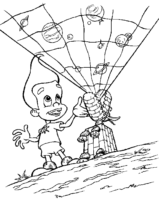 Malvorlage: Jimmy Neutron (Karikaturen) #48901 - Kostenlose Malvorlagen zum Ausdrucken