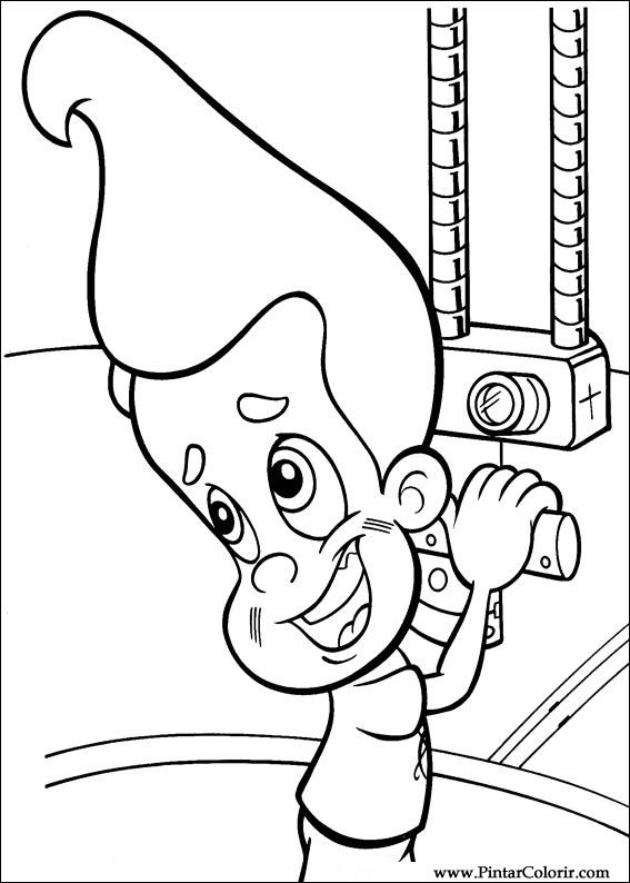 Malvorlage: Jimmy Neutron (Karikaturen) #49038 - Kostenlose Malvorlagen zum Ausdrucken