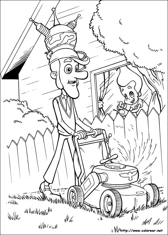 Malvorlage: Jimmy Neutron (Karikaturen) #49041 - Kostenlose Malvorlagen zum Ausdrucken