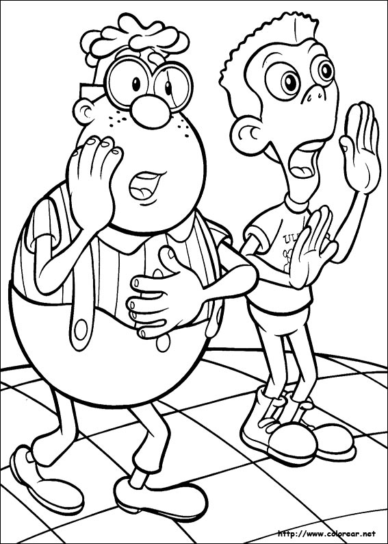 Malvorlage: Jimmy Neutron (Karikaturen) #49048 - Kostenlose Malvorlagen zum Ausdrucken