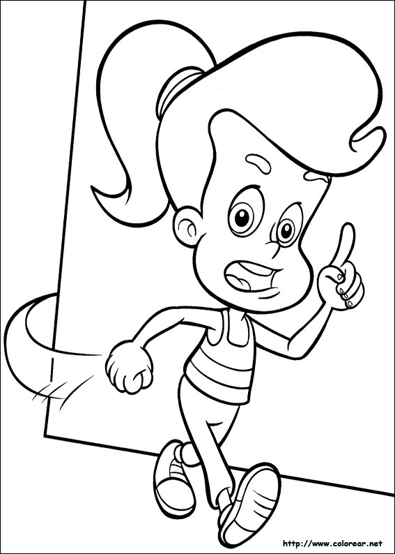 Malvorlage: Jimmy Neutron (Karikaturen) #49058 - Kostenlose Malvorlagen zum Ausdrucken