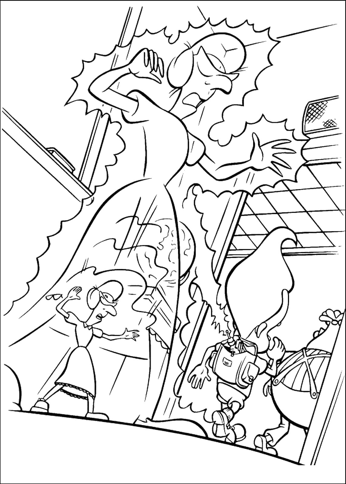 Malvorlage: Jimmy Neutron (Karikaturen) #49068 - Kostenlose Malvorlagen zum Ausdrucken
