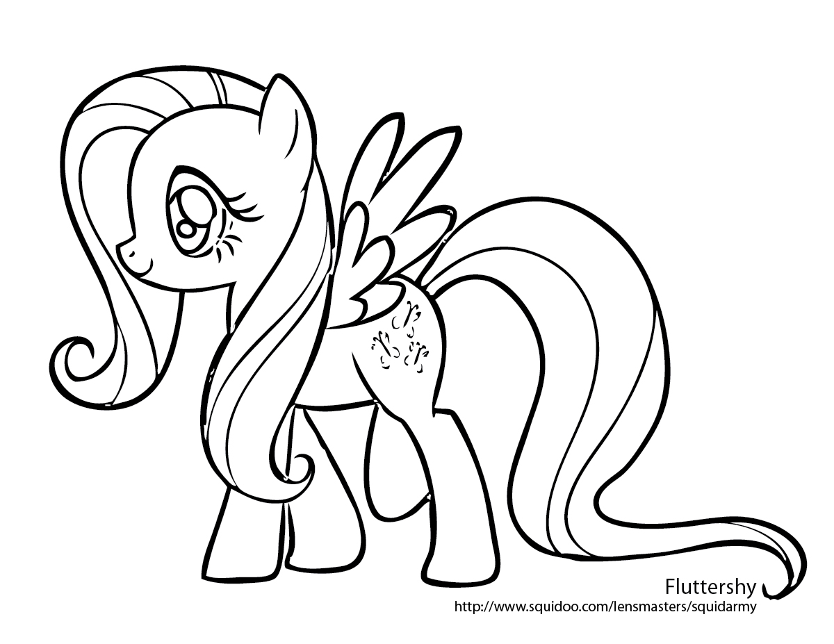 Malvorlage: Kleines Pony (Karikaturen) #41868 - Kostenlose Malvorlagen zum Ausdrucken