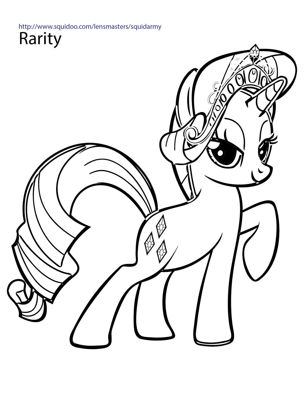 Malvorlage: Kleines Pony (Karikaturen) #41869 - Kostenlose Malvorlagen zum Ausdrucken