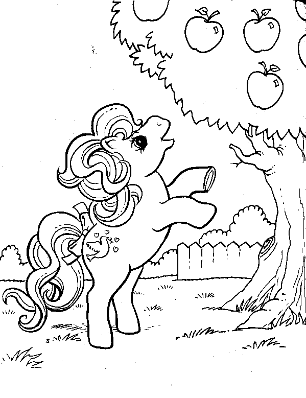 Malvorlage: Kleines Pony (Karikaturen) #41876 - Kostenlose Malvorlagen zum Ausdrucken