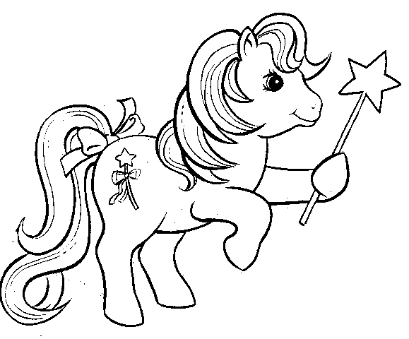 Malvorlage: Kleines Pony (Karikaturen) #41886 - Kostenlose Malvorlagen zum Ausdrucken